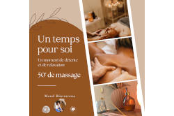 - MASSAGE 50' 120 euros - Pour un moment de détente et de relaxation avec Maud, notre masseuse professionnelle, formée à la médecine chinoise et au Shiatsu.